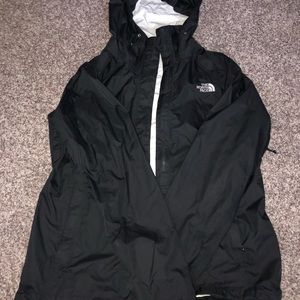 North Face Rain Jacket Medium